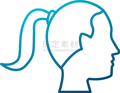 女人,人的头部,矢量,商务,人,肖像,图像,标志,侧面像,剪影