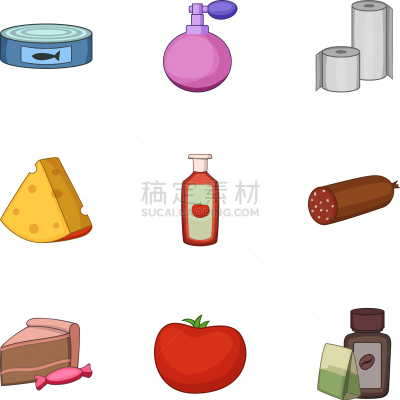 饮料,国际著名景点,卡通,寿司,热,清新,多样,食品,布置,喂养