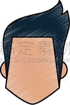 男人,轮廓,商务,人,肖像,图像,头发,矢量,违约,着色