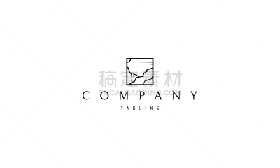 品牌名称,图像,矢量,抽象,平衡折角灯,苏格兰高地,环境,简单,雪,现代
