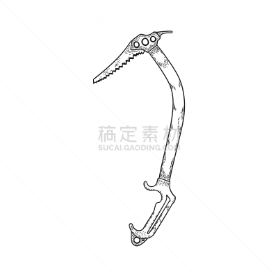 矢量,手,工具,冰镐,图案t恤,绳子,运动,一个物体,极限运动,迅速