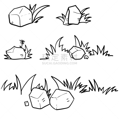 草,乱画,绘画插图,草坪,华丽的,农场,植物,草图,园艺,草地