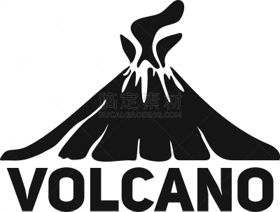 品牌名称,火山,山,简单,高雅,热,野生动物,雪,河流,剪影