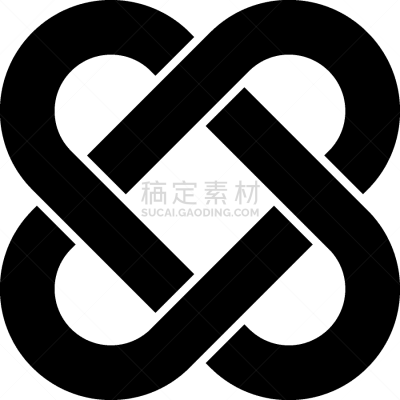 图像,黑色,扁平化设计,图标,凯尔特结,分离着色,几何形状,联锁的,缠绕,联系