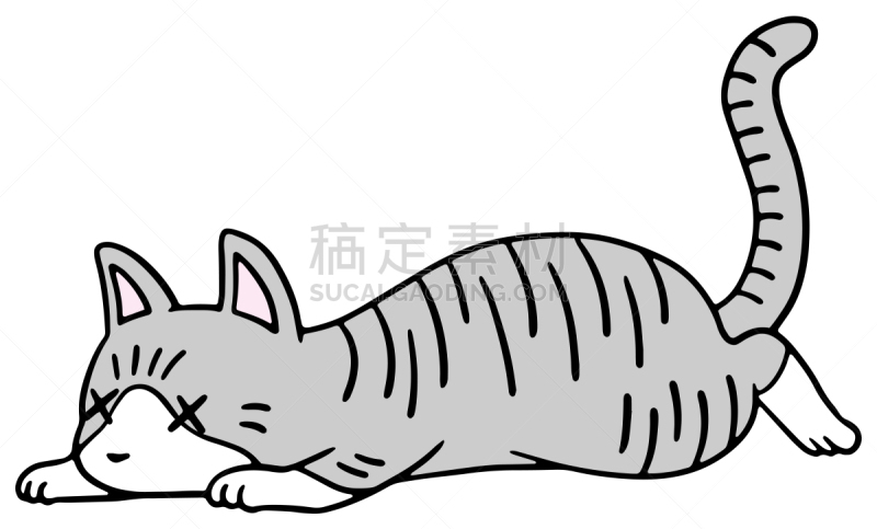 矢量,绘画插图,猫,惊骇,十二生肖,恐怖,简单,动物,宠物商店