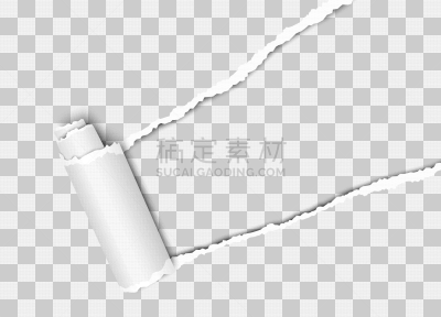 卷着的,撕破的,阴影,纸,透明,矢量,角度,洞,柔和,顶部