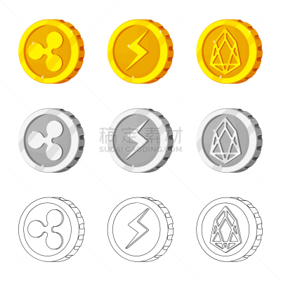 标志,分离着色,银行业,商务,波纹,部分,设计,收集