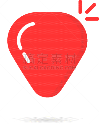 阴影,极简构图,红色,琴拨,计算机图标,活力,乐队,一个物体,塑胶,小的