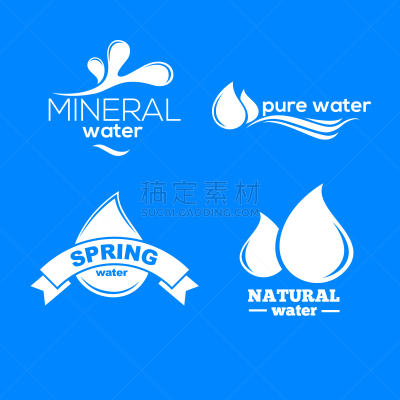 海洋,品牌名称,蓝色,标签,纯净水,分离着色,生物学,饮料,商务,布置