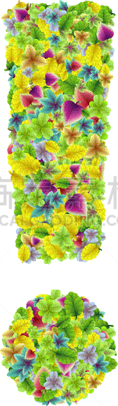 清新,叶子,植物园,多色的,字体,请柬,字母,多样,信函,问候