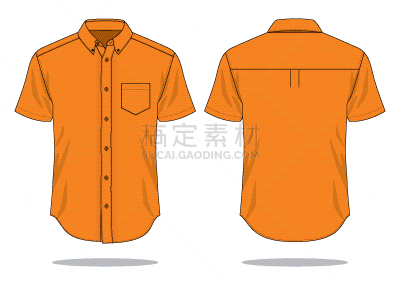模板,矢量,橙色,制服,衬衫,暗色,纺织品,棉,泰国,办公室