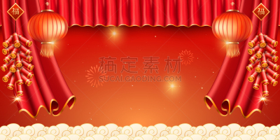 贺卡,灯笼,春节,红色,放焰火,装饰品,福字,装饰,燃烧,写实