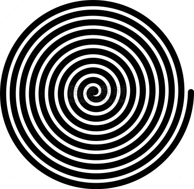螺线,分离着色,白色,迷幻色,华丽的,卷着的,数码图形,圆形,装饰品,弯曲