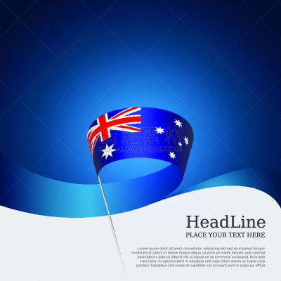australia day,一月,白色背景,矢量,国内著名景点,传单,背景,蓝色