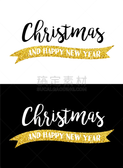 黄金,贺卡,分离着色,季节,文字,信函,冬天,闪亮,问候