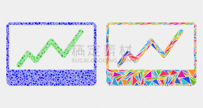 三角形,图表,镶嵌图案,股票行情,图标,商务,数据,不规则的