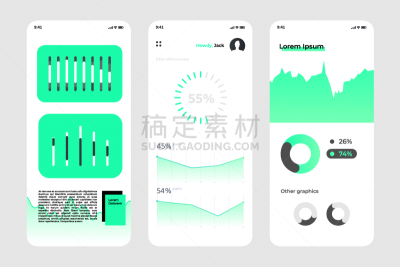 模板,概念,移动应用程序,商务,图表,计划书,运动,技术,现代,仪表板