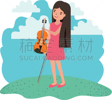 女人,小提琴,性格,地形,头像,管弦乐队,乐队,交响乐团,传统节日,设备用品