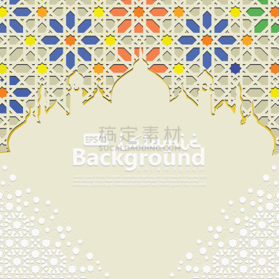 模板,背景,斋月祝福,玛塔哈莉,东方人,几何形状,传统,教育,庆祝