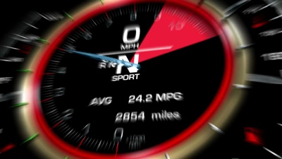 带有Motion Blur  的速度计加速
