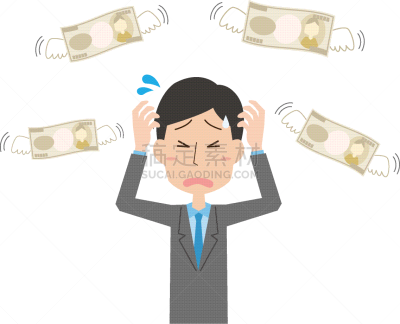 男人,田径赛,背面视角,商务,仅男人,一个人,仅一个男人,抵押文件,手插入头发,绘画插图