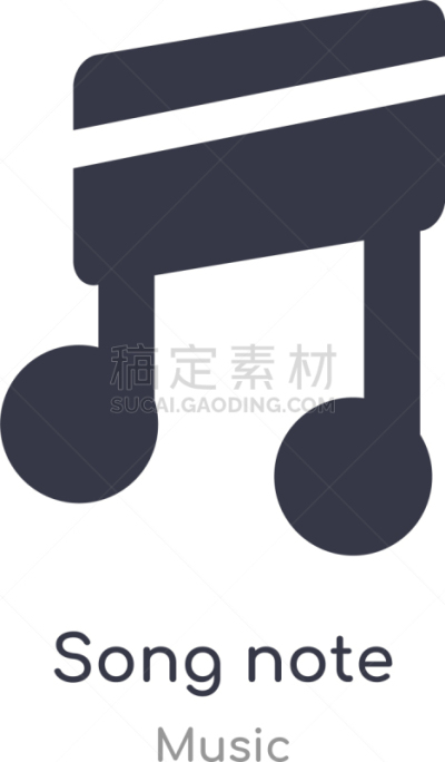 分离着色,轮廓,音乐,动物嚎叫,线条,音符,图标,白色,创造力,交响乐团