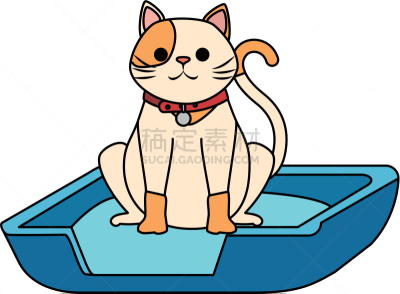 可爱的,床,吉祥物,猫,性格,塑胶,哺乳纲,小的,动物,欢乐