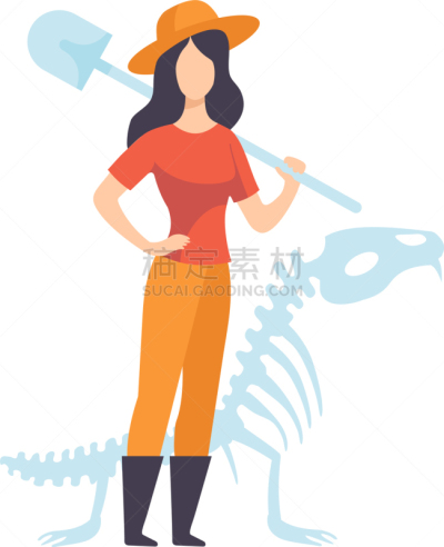 古生物学家,性格,考古学,女性,人,古代,职业,科学家,女人,女孩