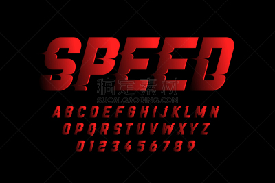 迅速,时尚,字体,活力,在活动中,英语,几何形状,运动,字母,字母表次序