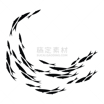 鱼类,海洋,大群动物,组物体,华丽的,环境,丰富,小的,动物,剪影