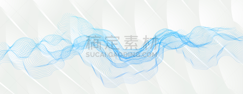 背景,蓝色,抽象,明亮,波形,平滑的,波兰,全景,图像,液体