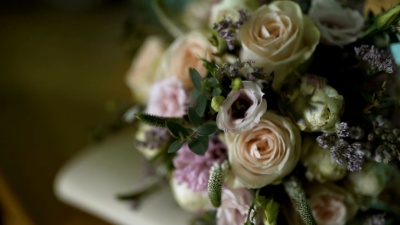 婚礼花束特写
