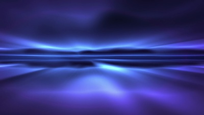 Aurora Blue，循环高清背景
