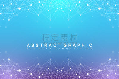 几何形状,分子,插画,背景,深的,健康保健,数据,主机,复杂,生物科技