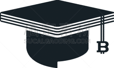 比特币,书,概念,学位帽,商务,模板,学生贷款,3D电影,毕业