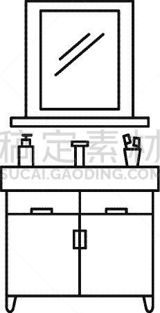 轮廓,计算机图标,化妆镜,卫生间,毛巾,瓶子,化妆用品,商品,方向