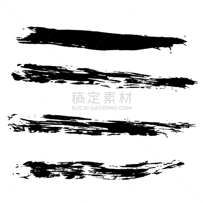 墨水,笔触,背景,分离着色,白色,创造力,染料,画笔,图像,收集