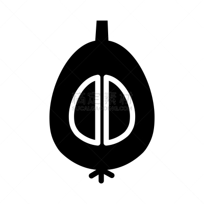 枇杷,绘画插图,符号,计算机图标,矢量,黑色,琵琶,热带水果,白色背景,分离着色
