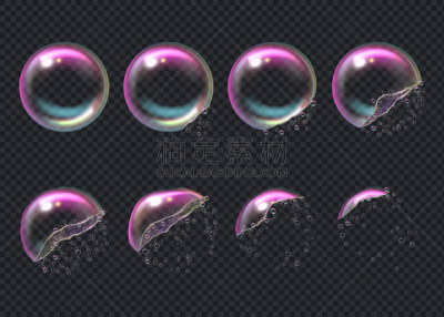 球体,钥匙,建筑结构,闪亮的,透明,液体,水滴,泡泡,矢量