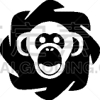 品牌名称,孙悟空,猴子,传媒,可爱的,商务,野生动物,肖像,灵长目,猿