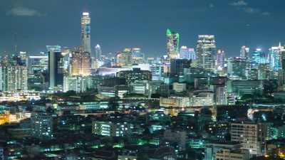 平移曼谷城市景观