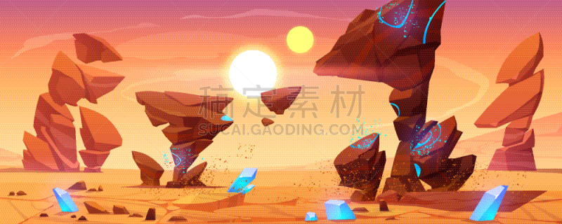 沙漠,行星,地形,外星人,太空,平视角,计算机,休闲游戏,波兰,技术