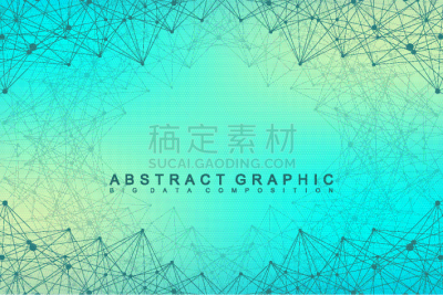 几何形状,分子,插画,背景,深的,健康保健,数据,主机,复杂,生物科技