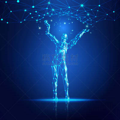 男人,接线框,传媒,数据,计算机,概念,太空,云,技术,网络空间