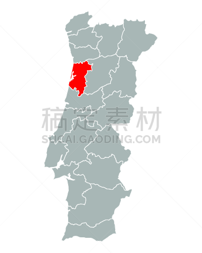 葡萄牙,,轮廓,红色,背景分离,垂直画幅,灰色,图像,著名景点,无人