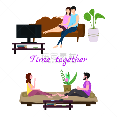 浪漫,儿童,商业活动,绘画插图,卡通,咖啡,男性,女性,矢量,相伴