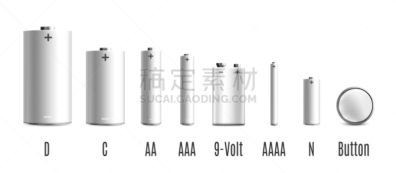 多样,电池,绘画插图,矢量,分离着色,酸,平视角,空的,一个物体,比例