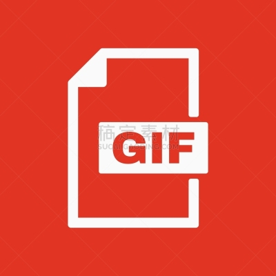 GIF动图,图标,平坦的,文件,数据,概念,技术,下载