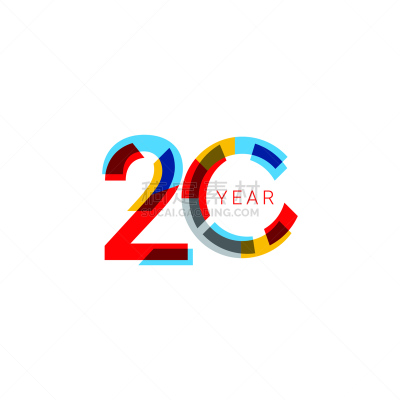 周年纪念,模板,绘画插图,矢量,彩色图片,数字20,商务,请柬,事件,华贵