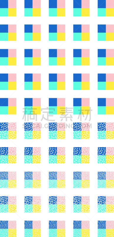 式样,四方连续纹样,孟菲斯风格,40-80年代风格复兴,几何形状,纺织品,条纹,未来,混沌,重复